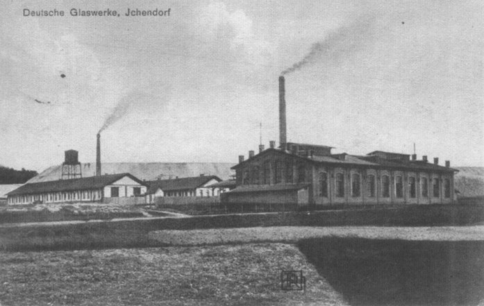 Deutsche Glaswerke Ichendorf um 1915, Foto: Paul Roleff